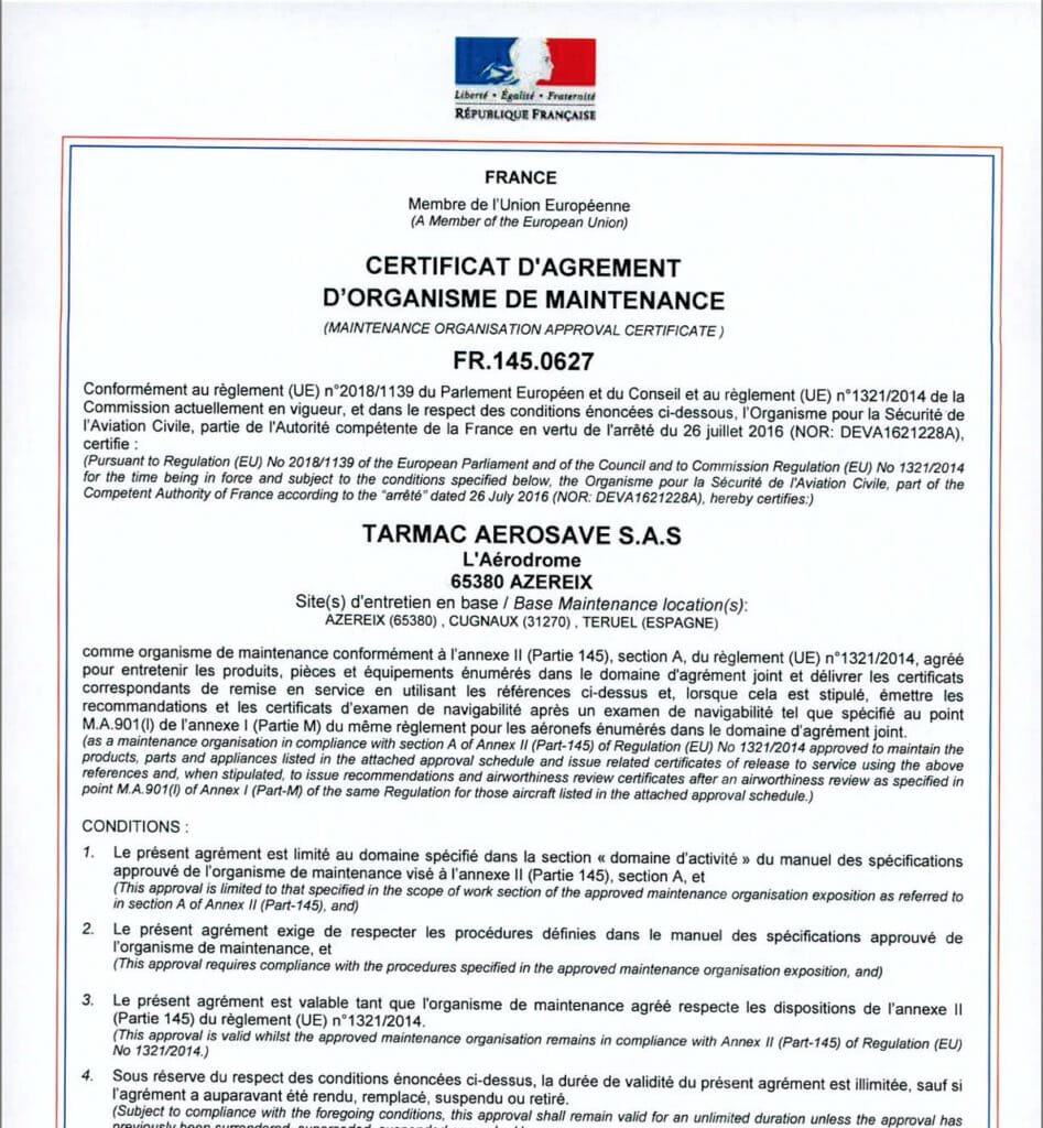 Certificate 145